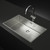 1.0 Bowl Undermount / Inset Stainless Steel Kitchen Sink W730 x D430 & KT4BN Tap