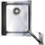 1.0 Bowl Undermount / Inset Stainless Steel Kitchen Sink W370 x D430 & KT1 Tap