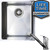 1.0 Bowl Undermount / Inset Stainless Steel Kitchen Sink W370 x D430 & KT1 Tap