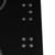Built-in Ceramic Electric Hob In Black, 58cm Wide