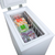 36cm White Chest Freezer, Freestanding Slimline Compact - SIA CHF60W