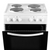 60cm White Electric Cooker With 4 Zone Plate Hob - ESXB60W