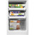 SIA SFF1490BL/E Black Freestanding 153L Combi Fridge Freezer