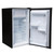 SIA LFIBL 48cm Black Free Standing Under Counter Fridge With 3* Ice Box