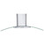 SIA CGH110SS 110cm Stainless Steel Curved Glass Cooker Hood Extractor Fan