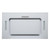 SIA UCG52WH 52cm White Glass Built In Kitchen Cupboard Cooker Hood Extractor Fan