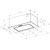 SIA UCG52BL 52cm Black Glass Built In Under Canopy Kitchen Cupboard Cooker Hood Extractor Fan