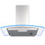 SIA 60cm 3 Colour LED Curved Glass Cooker Hood Extractor Fan In Stainless Steel