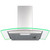 SIA 60cm 3 Colour LED Curved Glass Cooker Hood Extractor Fan In Stainless Steel