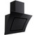 SIA AT61BL 60cm Black Touch Control Angled Glass Cooker Hood Extractor Fan