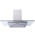 SIA FL70SS 70cm Flat Glass Stainless Steel Chimney Cooker Hood Extractor Fan