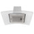 90cm Island Cooker Hood Kitchen Extractor Fan In Stainless Steel - SIA ICH90SS