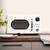 20L Retro Freestanding Microwave In White 700W SIA FRM20WH