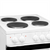 SIA 50cm Freestanding Electric Twin Cavity Cooker, Solid Plate Hob In White