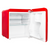 Red Retro Mini Fridge/Drinks Cooler 45L - SIA RFM44R