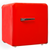 Red Retro Mini Fridge/Drinks Cooler 45L - SIA RFM44R