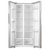 2 Door Fridge Freezer In Silver, 444L - SIA SAFF460SI