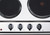 SIA PHP601SS 60cm Stainless Steel Solid Plate 4 Zone Electric Easy Clean Hob