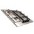 SIA SSG602SS 60cm Stainless Steel 4 Burner Gas Hob with Enamel Pan Stands