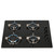 SIA GHG602BL 60cm 4 Burner Gas On Glass Hob In Black With Cast Iron Pan Stands