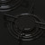 SIA GHG302BL 30cm 2 Burner Black Glass On Gas Domino Hob With Enamel Pan Stands