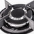 SIA GHG703WH 70cm White 5 Burner Gas On Glass Hob With Cast Iron Pan Stands