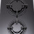 SIA GHG301BL 30cm Black 2 Burner Gas on Glass Domino Hob  & Cast Iron Stands