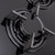SIA GHG301BL 30cm Black 2 Burner Gas on Glass Domino Hob  & Cast Iron Stands