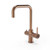 3-In-1 Hot Water Kitchen Tap With Tank & Filter, Brushed Copper - SIA HWT3CU