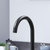 SIA KT6BL Black Swan Neck Single Lever Contemporary Monobloc Kitchen Mixer Tap