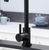 SIA KT6BL Black Swan Neck Single Lever Contemporary Monobloc Kitchen Mixer Tap