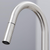 SIA KT4BN Brushed Nickel Pull Out Spray Twin Monobloc Kitchen Sink Mixer Tap