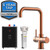 SIA BWT340CU Copper 3-in-1 Instant Boiling Hot Water Tap Including Tank & Filter
