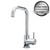 SIA KT6CHD Chrome U-Shaped Single Lever Contemporary Monobloc Kitchen Mixer Tap