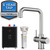 SIA Brushed Nickel 3-in-1 Instant Boiling Hot Water Tap Including Tank & Filter