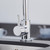 SIA KT6CH Chrome Swan Neck Single Lever Contemporary Monobloc Kitchen Mixer Tap
