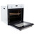 SIA SO103WH 60cm White Built In Single Electric True Fan Oven With Digital Timer