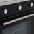 SIA SO101 60cm Black Built In Multi Function Electric Single True Fan Oven