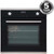 SIA SO103 60cm Black Built In Touch Control Single Electric True Fan Oven