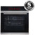 13 Function Single Electric Oven, Touch Control LED Display 76L - SIA BISO11SS
