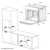 Pyrolytic Self Cleaning Single Electric Oven, 76L 13 Functions - SIA BISO12PSS