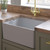 Composite Belfast Kitchen Sink In White, Butler Style 59.5 x 45.5 - SIA CMBEL