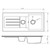Black Composite Kitchen Sink, 1.5 Bowl With Drainer & Basket Waste - SIA CM15BL