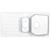 White 1.5 Bowl Kitchen Sink With Reversible Drainer And Strainer Waste Kit