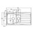 Light Grey 1.5 Bowl Kitchen Sink With Reversible Drainer And Strainer Waste Kit