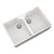 Composite Double Belfast Kitchen Sink In White, Butler Style - SIA CMBEL2