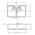 Composite Double Belfast Kitchen Sink In White, Butler Style - SIA CMBEL2
