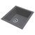 SIA EVOGR 1.0 Bowl Grey Composite Inset / Undermount Kitchen Sink And Waste Kit
