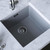 Inset / Undermount Composite Kitchen Sink In Grey 440 x 440 - SIA UM10GR