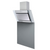 SIA SP60GY 60cm x 75cm Grey Toughened Kitchen Glass Splashback